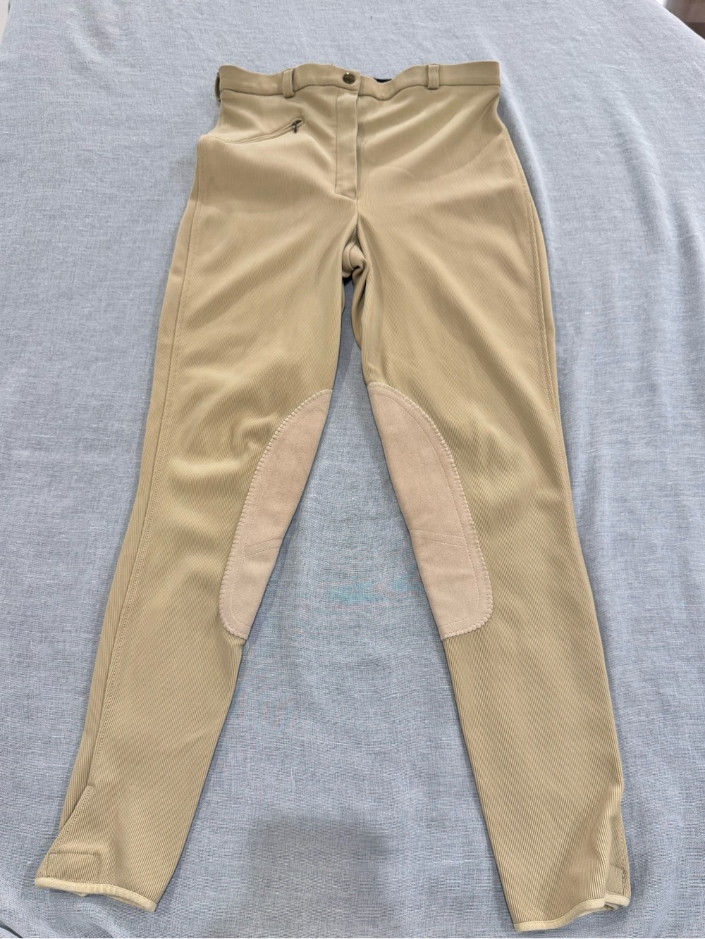 Tuff Rider Equestrian Breeches in Tan Sz. M/L Riding Horseback